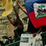 group of people protesting together
