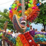 Los Lechones de Santiago son los personajes que representan esa ciudad en el carnaval dominicano.