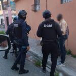 Haitianos detenidos por Migración.