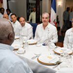 El presidente Luis Abinader en Guyana.