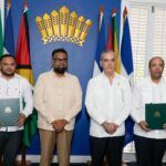 Firma del acuerdo entre RD y Guyana