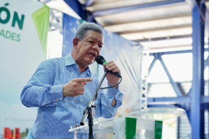 El presidente del partido Fuerza del Pueblo (FP), Leonel Fernández.
