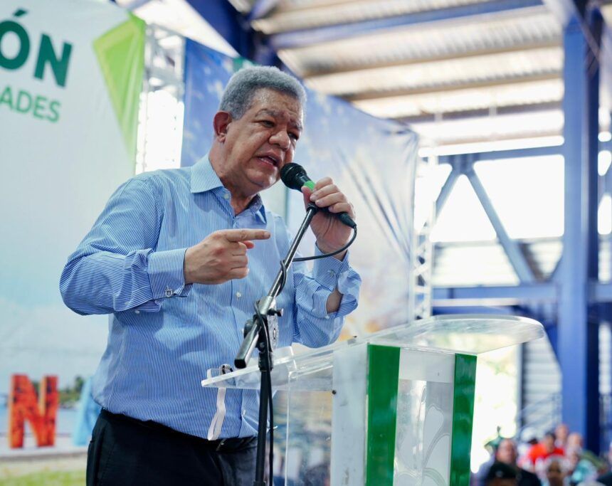El presidente del partido Fuerza del Pueblo (FP), Leonel Fernández.