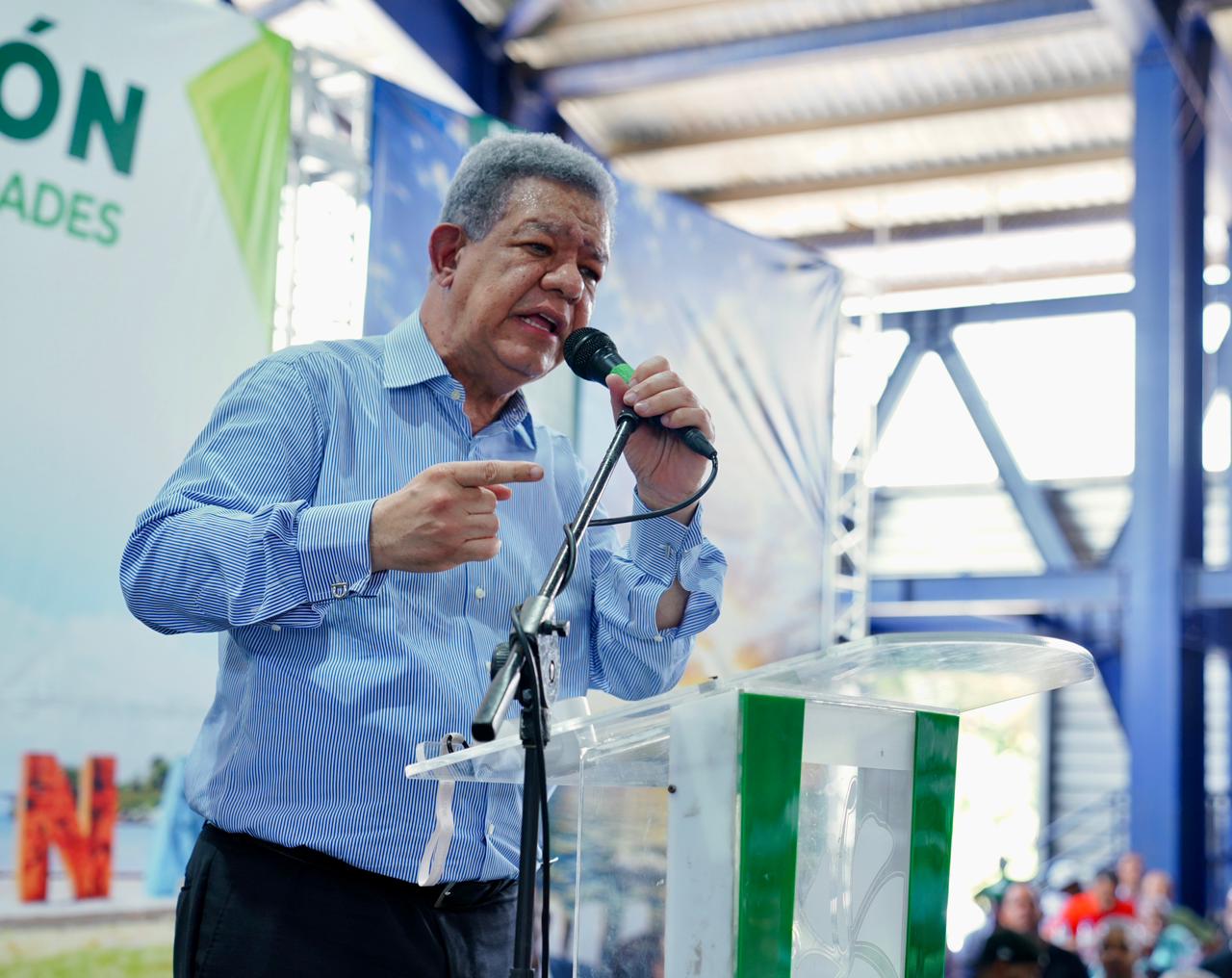 El presidente del partido Fuerza del Pueblo (FP), Leonel Fernández.