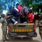 Haitianos indocumentados retenidos por las autoridades dominicanas.