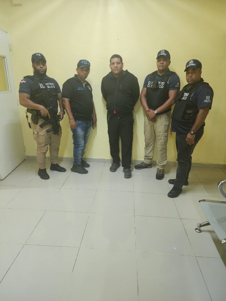 Arresto de Wilkin García Peguero, conocido como “Mantequilla”.
