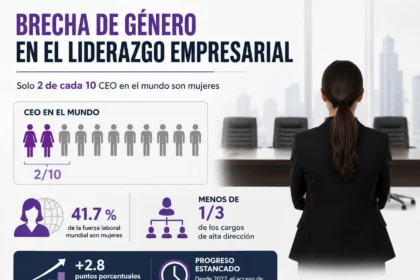 De acuerdo con el más reciente Informe sobre la Brecha Global de Género del Foro Económico Mundial (FEM), apenas dos de cada diez puestos de director ejecutivo (CEO) en el mundo son ocupados por mujeres.