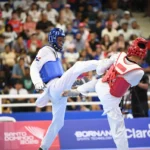 Wilfrido de la Cruz conquistó la medalla de oro en la categoría -54 kilogramos masculinos del torneo de taekwondo de los XXV Juegos Centroamericanos y del Caribe Santo Domingo 2026.