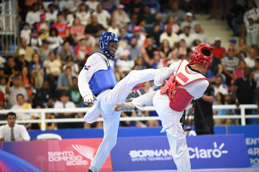 Wilfrido de la Cruz conquistó la medalla de oro en la categoría -54 kilogramos masculinos del torneo de taekwondo de los XXV Juegos Centroamericanos y del Caribe Santo Domingo 2026.