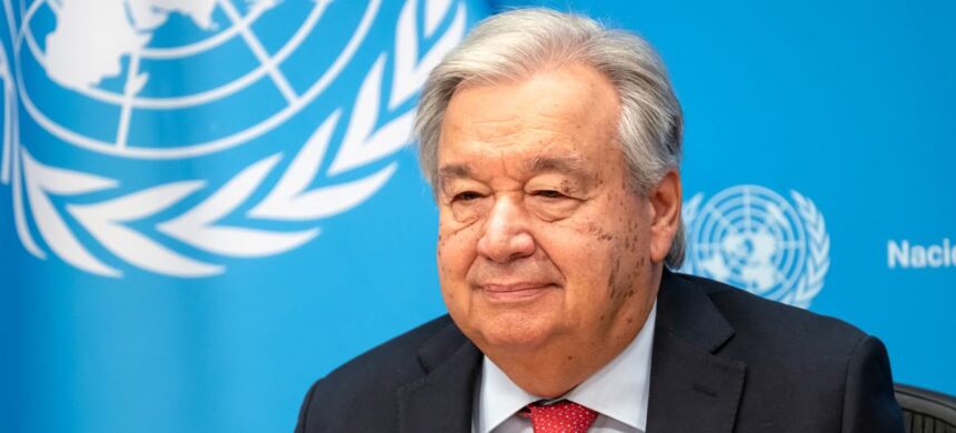 El secretario general de las Naciones Unidas, António Guterres.