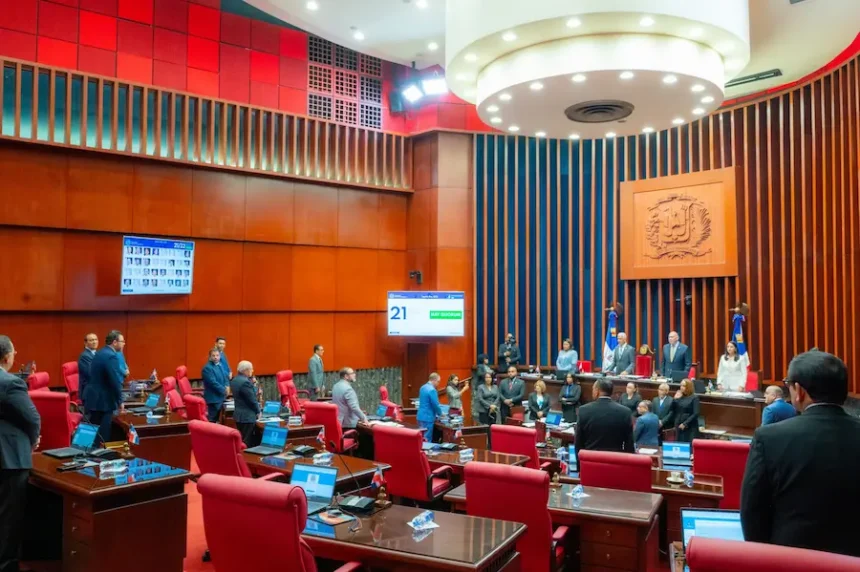 Legisladores durante una sesión en el Senado de la República.