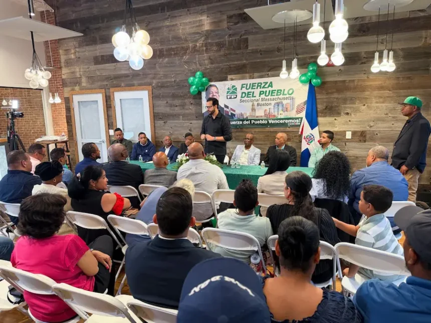 La Fuerza del Pueblo realizó un encuentro de dirigentes en Massachusetts.