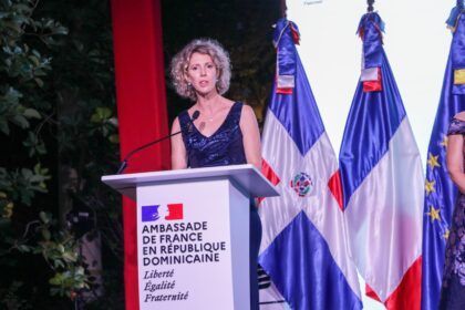 La embajadora de Francia en la República Dominicana, Sonia Barbry.