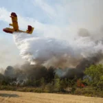 Incendios en Francia y España.