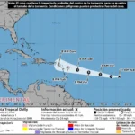 Se forma la tormenta tropical Dolly y avanza hacia el Caribe.