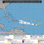 Posible trayectoria de la tormenta tropical Dolly.