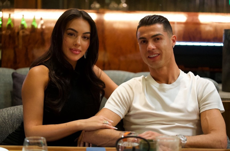 Georgina Rodríguez y Cristiano Ronaldo.