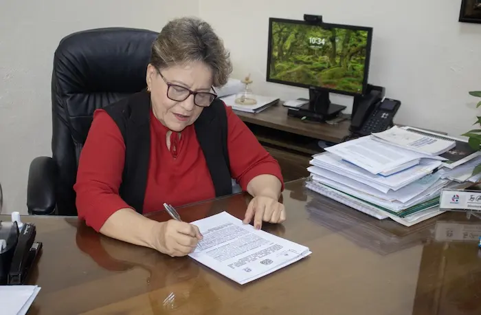 La directora general del Instituto Dominicano de Meteorología (Indomet), Gloria Ceballos.