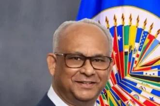 El secretario general de la Organización de los Estados Americanos (OEA), Albert R. Ramdin.