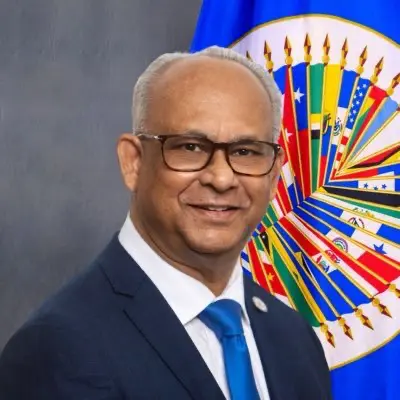 El secretario general de la Organización de los Estados Americanos (OEA), Albert R. Ramdin.
