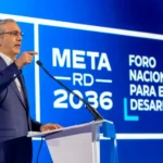 El presidente Luis Abinader en el primer Foro Nacional para el Pleno Desarrollo.