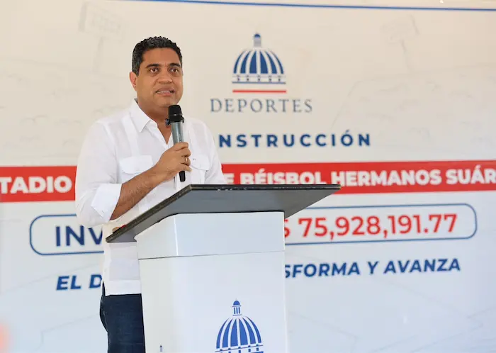 El ministro de Deportes, Kelvin Cruz.