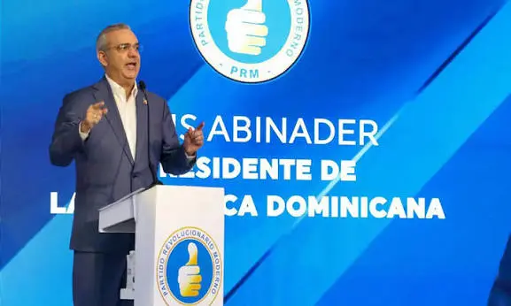 Luis Abinader, presidente del PRM.