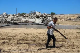 Imagen de la zona de Gaza. FAO.