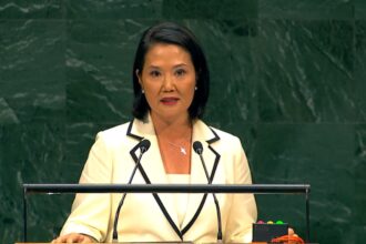 La presidenta de Perú, Keiko Fujimori. Foto ONU.