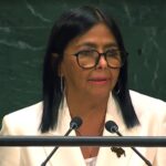 La presidenta encargada de Venezuela, Delcy Rodríguez.