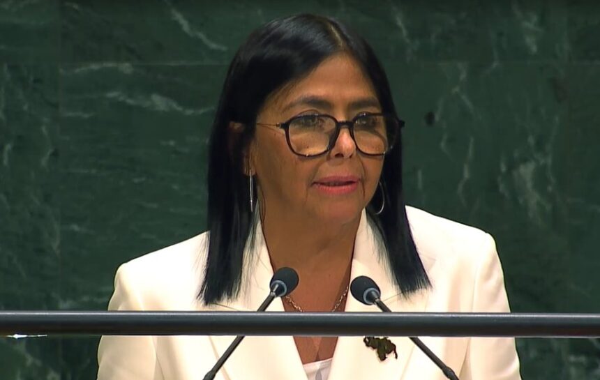 La presidenta encargada de Venezuela, Delcy Rodríguez.