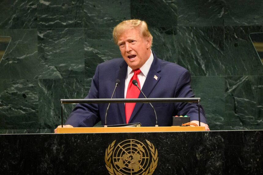El presidente de Estados Unidos, Donald Trump. Foto ONU.