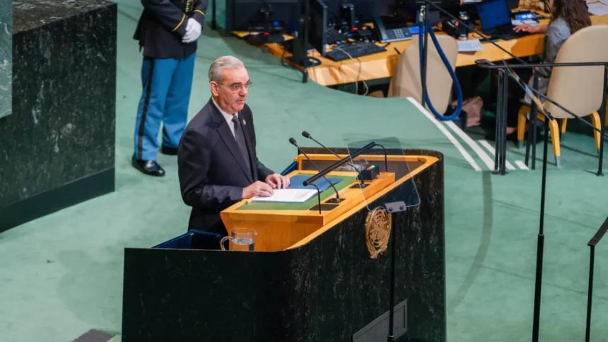 El presidente Luis Abinader ante la Asamblea General de las Naciones Unidas.