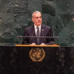 El presidente Luis Abinader ante la Asamblea General de las Naciones Unidas.