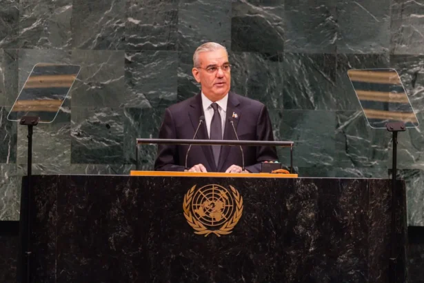 El presidente Luis Abinader ante la Asamblea General de las Naciones Unidas.