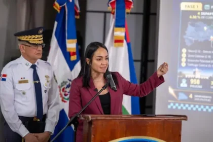 La ministra de Interior y Policía, Faride Raful.