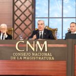 El presidente Luis Abinader encabeza la reunión del Consejo Nacional de la Magistratura (CNM).