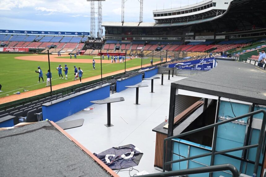 Los Tigres del Licey estrenan nueva área VIP dentro del Estadio Quisqueya Juan Marichal.