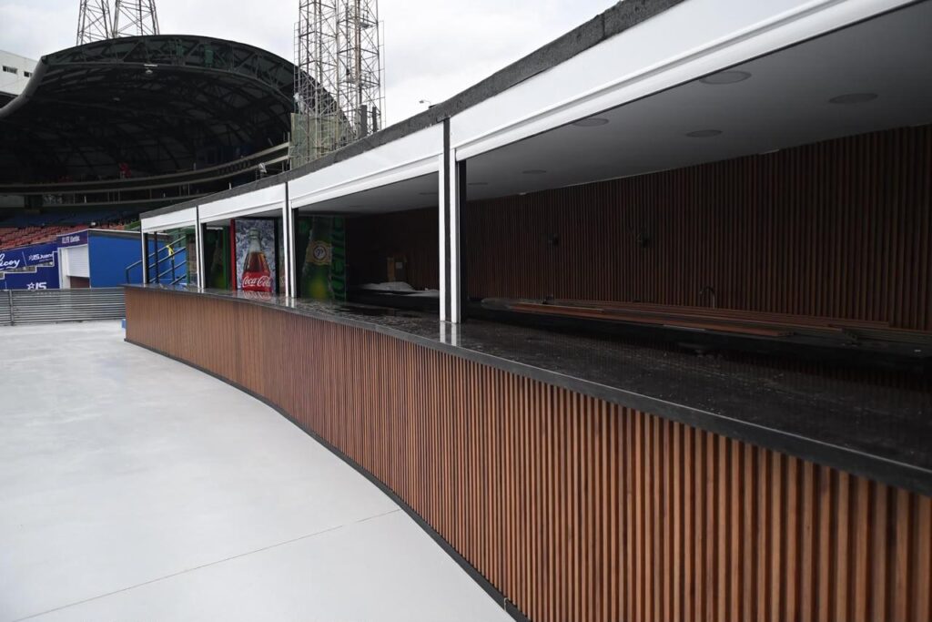 Los Tigres del Licey estrenan nueva área VIP dentro del Estadio Quisqueya Juan Marichal.