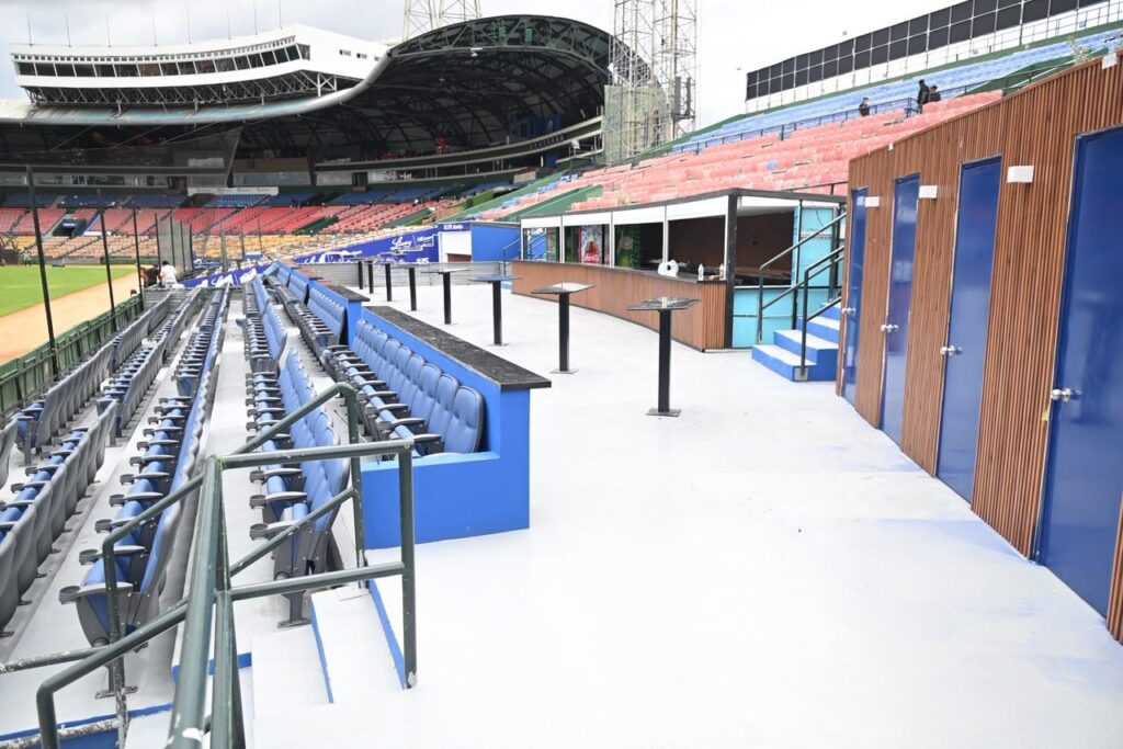 Los Tigres del Licey estrenan nueva área VIP dentro del Estadio Quisqueya Juan Marichal.